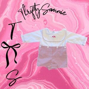 sweet dreams santa baby christmas one piece embroidered smock smocked